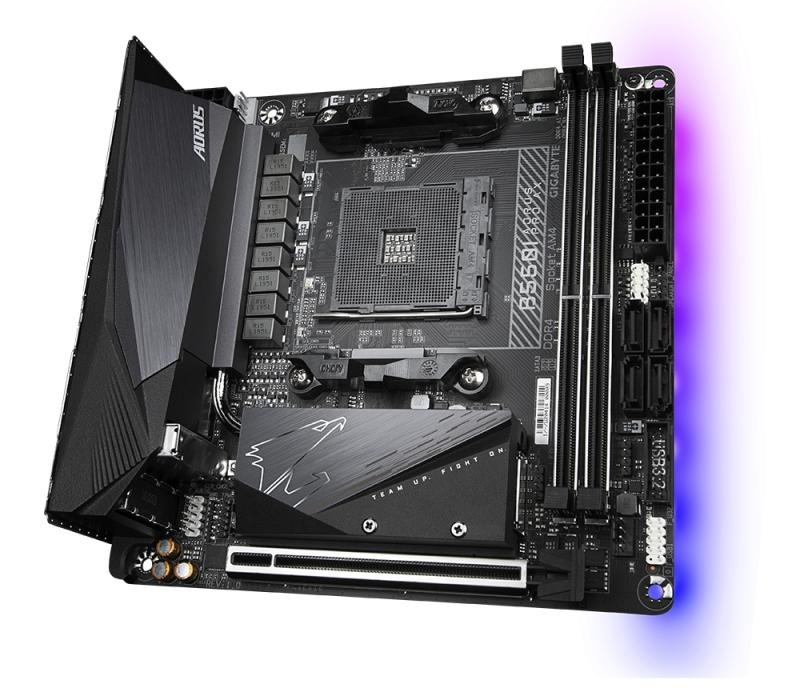 Placa de baza Gigabyte B550I AORUS PRO AX AM4 - Img 8