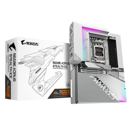 Placa de Baza GIGABYTE B650E AORUS STEALTH ICE AM5 - Img 7