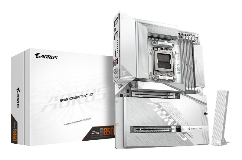 Placa de bază Gigabyte B850 AORUS STEALTH ICE AM5 - Img 2
