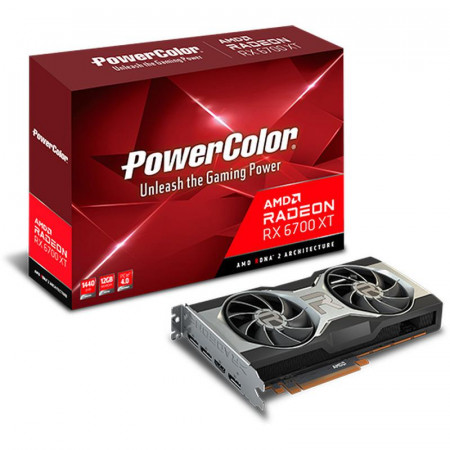 Placa video PowerColor Radeon RX 6700 XT, 12GB GDDR6, 192-bit