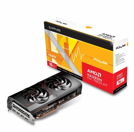 Placa Video SAPPHIRE PULSE AMD Radeon™ RX 7800 XT 16GB 256 bit GDDR6, 2x HDMI 2x DP, PCIE 4.0