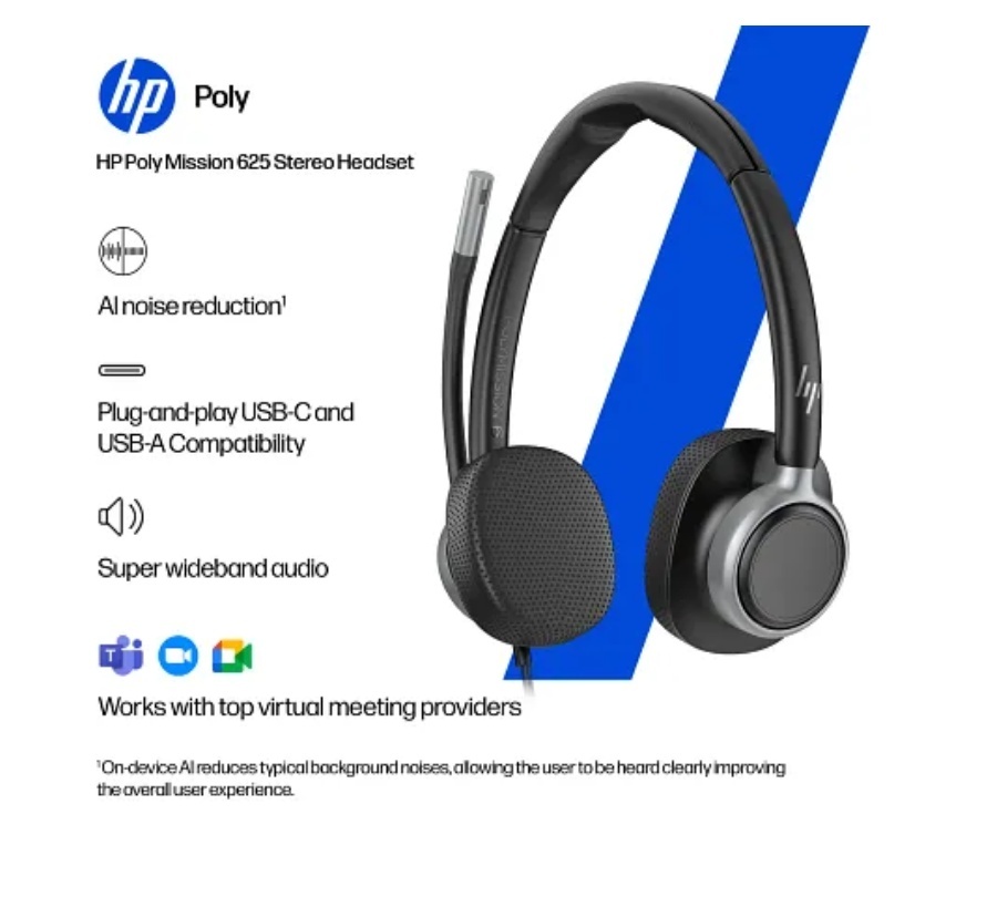 Poly Mission 625Stereo USB Wired Headset - Img 4