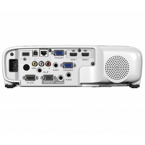 Proiector Epson EB-992F, 3LCD, 4000 lumeni, FHD 1920*1080, 16:9, 16.000:1, lampa 6.500 ore/ 17.000 ore Ecomode, zoom 1.6, dimensiune maxima imagine 300", USB 2.0 Type A, USB 2.0 Type B, RS-232C, Ethernet interface (100 Base-TX / 10 Base-T), 2* VGA, 2* - Img 2