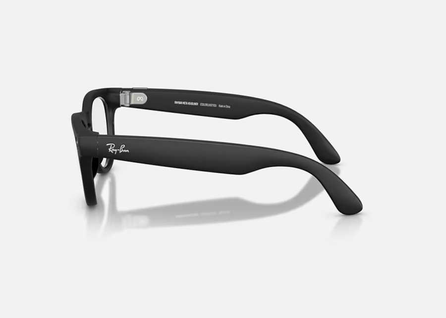Ray-Ban Meta Headliner Gen 2 AI Glasses Matte Black/Clear RW4013 601SSB 50 - Img 3