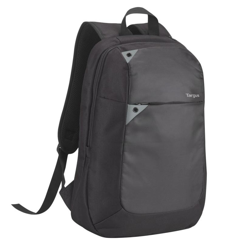 Rucsac laptop Targus Intellect, pentru laptopuri de 15.6", capacitate 16 litri, material poliester, dimensiuni: 30.5 x 11 x 42.5 cm, greutate 0.47 kg, negru/gri - Img 5