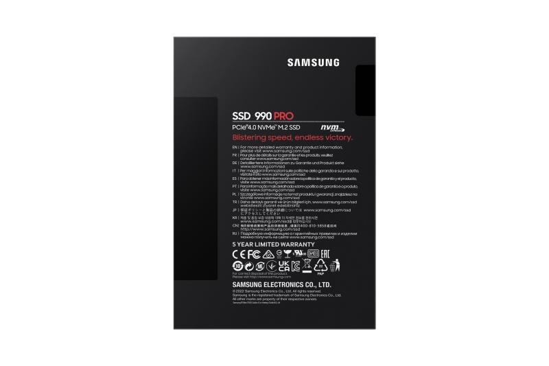 SSD Samsung, 990 PRO, 2TB, M2, PCIe 4.0 NVMe - Img 10
