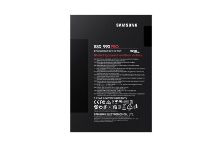 SSD Samsung, 990 PRO, retail, 2TB, NVMe M.2 2280 PCI-E, R/W speed:74500/6900 MB/s - Img 10