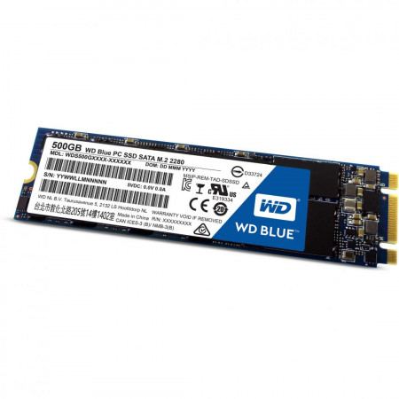 SSD Western Digital Blue, 500GB, SATA M.2