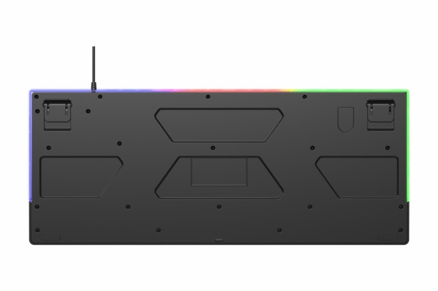 Tastatura gaming cu fir iluminata Serioux Nexor, interfata USB, numar de taste: 104, material ABS, anti-ghosting: 19 taste, lungime cablu 1.5m PVC, dimensiuni (LxAxH): 435.74 × 178.54 × 33.62 mm, negru - Img 5