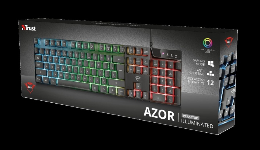 Tastatura Trust GXT 835 Azor, gaming, neagra - Img 8