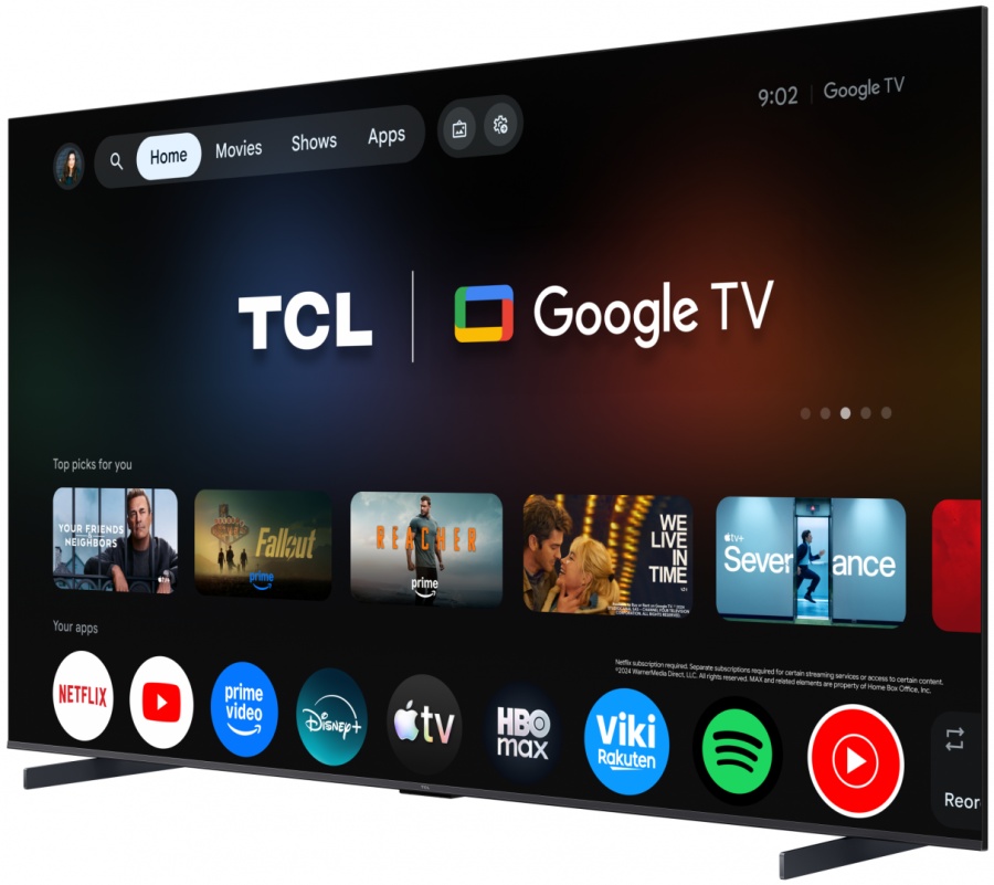 Televizor TCL QD-MiniLED 98T8D, 248 cm, Smart Google TV, 4K Ultra HD, 144Hz, Onkyo - Img 2