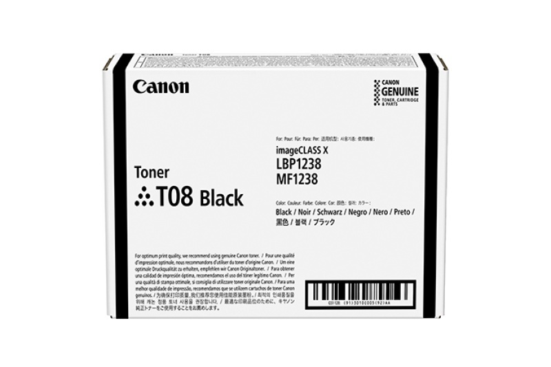 Toner Canon CRG-T08 black, 11k pagini, pentru i-SENSYS X 1238. - Img 2