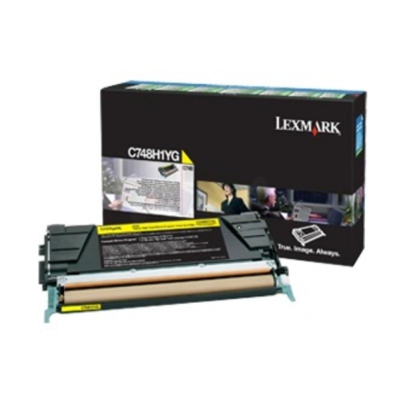 Toner Lexmark C748H3YG, yellow, 10 k, C748de , C748dte , C748e - Img 2