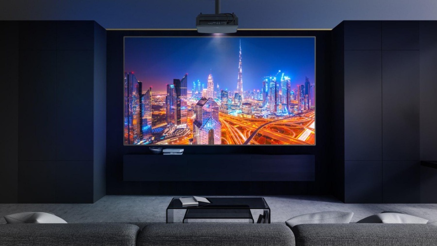 Videoproiector Optoma UHZ68LV, 4 K UHD 3840*2160, 5.000 lumeni, 3.200.000:1, 16:9/ 4:3, dimensiune maxima imagine 301'', laser 30.000 ore, distanta maxima de proiectie 10m, zoom 1.6x, 3* HDMI, 1 x USB-A power 1.5A, 2 x USB-A power 0.9A, 1 x 3D sync, 1 x - Img 2