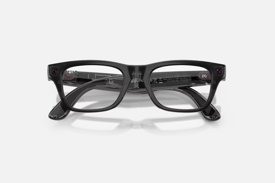 23 Ray-Ban Meta Blayzer Optics Gen 2 AI Glasses Shiny Transparent Black/Demo RW7001 8526 54 - Img 5