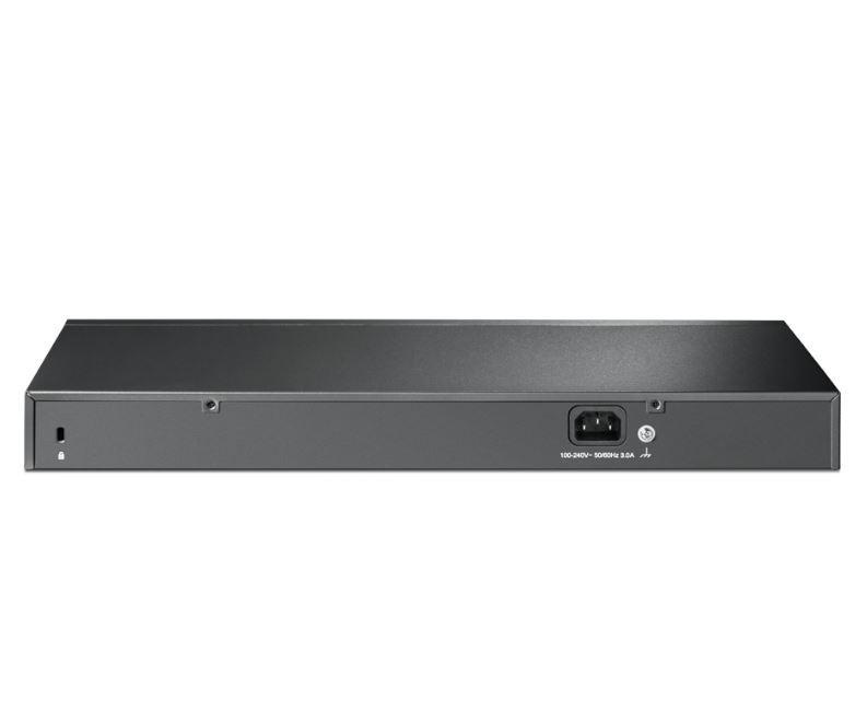 "28-Port Gigabit Easy Smart Switch with 24-Port PoE+ PORT: 24× Gigabit PoE+ Ports, 2× Gigabit Non-PoE Ports, 2× Gigabit SFP Slots SPEC: 802.3at/af, 250 W PoE Power, 1U 19-inch Rack-mountable Steel Case FEATURE: PoE Auto Recovery, MTU/Port/Tag-based - Img 3