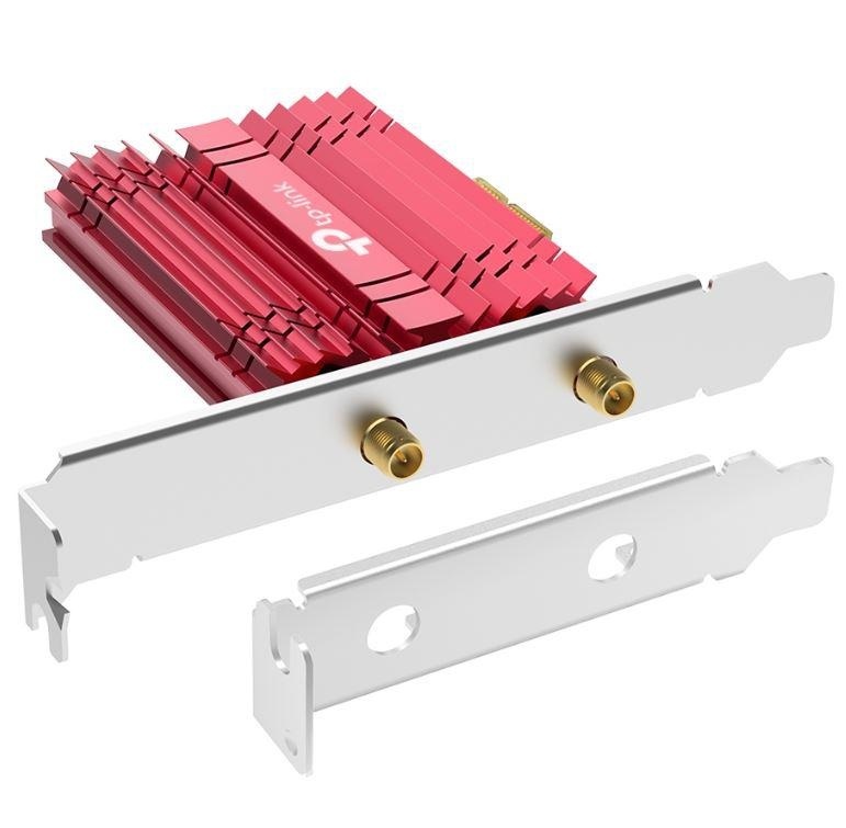 Adaptor wireless TP-Link, ARCHER TXE75E, AX5400, 2 x antene externe Dual-Band 5Ghz, 2.4 Ghz, PCI-E WI-FI 6E dimensiuni: 120.8 × 78.5 × 20.9 mm, Bluetooth 5.2. - Img 2