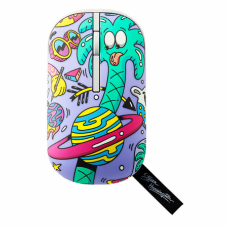 AS MOUSE Marshmallow MD100 WIRELESS, Adjustable up to 1600 dpi, Dual- mode wireless mouse: RF 2.4 GHz (with dongle) and Bluetooth ® 5.0, Weight: 56g, Mouse dimensions: 107(L) *60(W) *27.8(H) mm, Color: Palm Tree