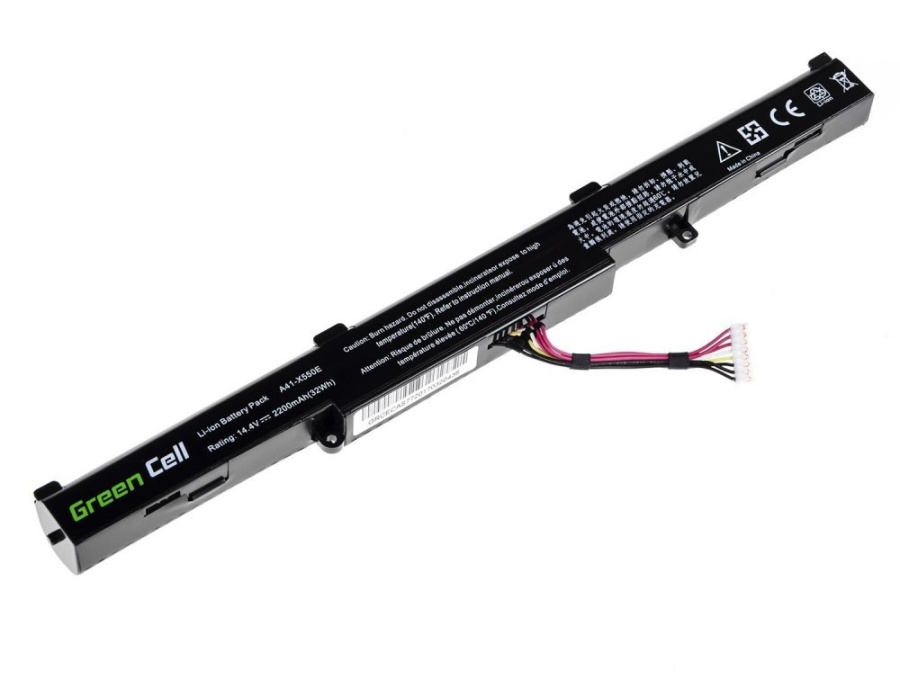 Baterie compatibila Green Cell pentru laptop Asus A450L A540s A550D A550Z A750 A750LB F450 F550Z F750Z K450J K550ZE K750J X450J X550D X550Z X750J X750LA, model Asus A41X550E A41 X550E A41-X550E - Img 2