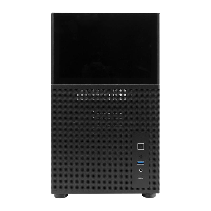 Carcasa 1stPlayer® MI6-EV, Micro-ATX, display 8 inches, 4 ventilatoare aRGB, negru - Img 12