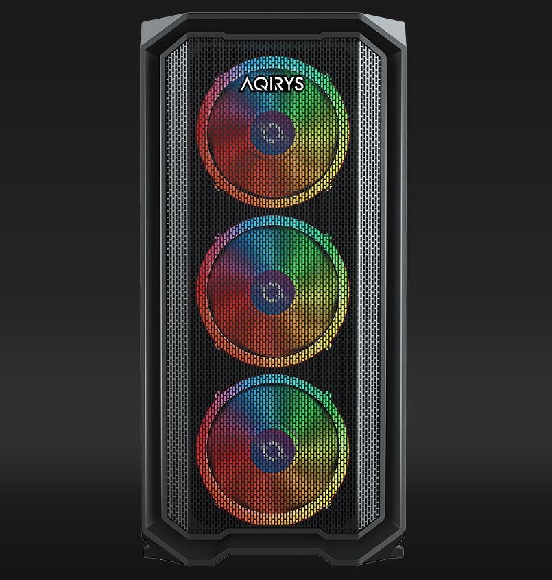 Carcasa AQIRYS WEZEN, RGB, Mid Tower, Black - Img 2