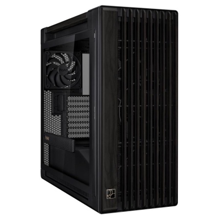 Carcasa ASUS PROART PA602 WOOD EDITION Mid Tower ARGB NEGRU, Tempered Glass, Sloturi Expansiune 8+2 aditional verticale, Drive Bays: 4x3.5&quot;/2.5&quot; 4x2.5&quot;, Ventilatoare Suportate: 6 (spate: 1x120mm sau 1x140mm, fata: 2x200mm, sus: 3x120mm sau 3x140mm), - Img 3