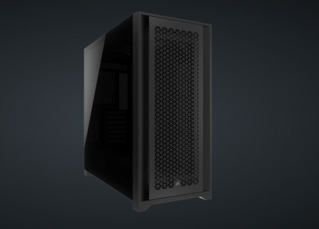 Carcasa CORSAIR 5000D CORE AIRFLOW MID-TOWER ATX PC-BLACK,TEMPERED GLASS, Case Expansion Slots 7 vertical + 2 horizontal, ATX