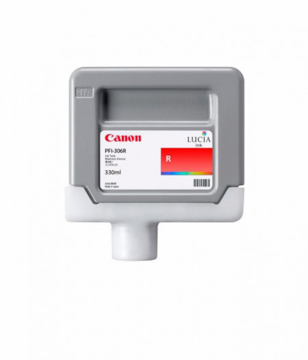 Cartus cerneala Canon PFI-306R, red, capacitate 330ml, pentru Canon iPF8300/8300S, iPF8400, iPF9400/9400S