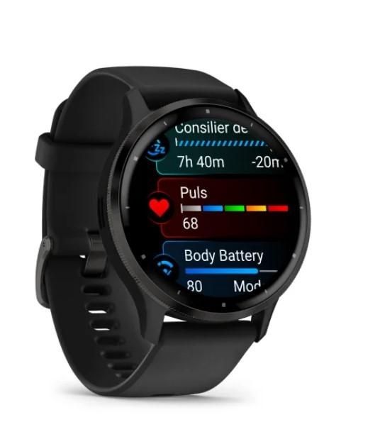 Ceas smartwach Garmin Venu 3, negru - Img 2