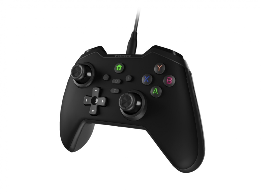 Controller cu fir Genesis Mangan 300, interfata USB, 19 butoane, negru - Img 10