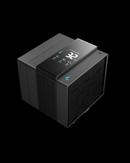 Cooler Procesor DEEPCOOL ASSASIN IV VC VISION NEGRU, marime heatsink 140x110x160mm, un ventilator, viteza ventilator 500-1800 RPM +/- 10%, Airflow: 61.25 CFM, Suport AMD: AM4/AM5, suport INTEL: LGA 1700/1200/1151/1150/1155/2011-v3/2011/2066, nivel de - Img 3