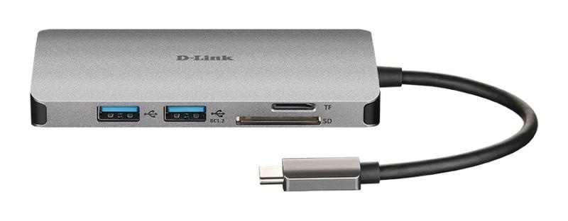 D-Link DUB-M610 6-in-1 USB-C Hub with HDMI, SD/microSD card reader and powerdelivery, DUB-M610,1* USB-C connector with USB cable 11.5 cm, 1* HDMI Port, 2* USB Type-APort (USB 3.0), 1* SD card slot, 1* microSD card slot, 1* USB-C powerdelivery. - Img 4