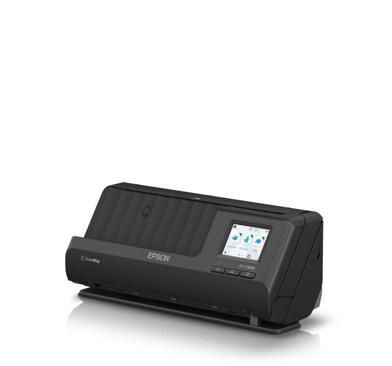 EPSON ES-C380W A4 Compact Network Sheetfed Scanner, PC-FREE scan, Rezolutie optica: 600 x 600 DPI, Sursa lumina: ReadyScan LED technology, Viteza scanare:30ppm, Capacitate ADF: 20 coli, Volum scanare: 3500 pagini/zi, Duplex, Formate: BMP, JPEG, TIFF, - Img 10