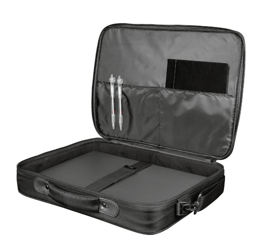 Geanta Trust Atlanta Carry Bag for 15.6" laptop General Type of bag carry bag Number of compartments 4 Max. laptop size 16 " Max. weight 20 kg Height of main product (in mm) 390 mm Width of main product (in mm) 320 mm Depth of main product (in mm) 60 mm - Img 4