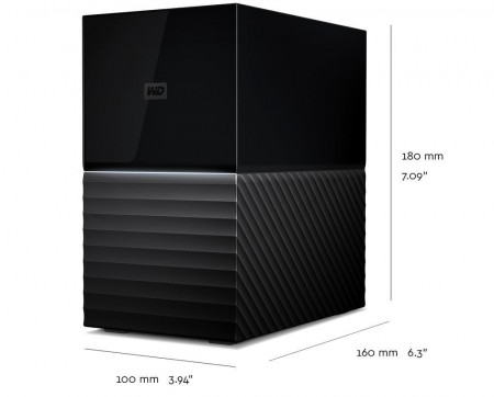 HDD extern WD, 20TB, My Book Duo, negru, USB 3.0