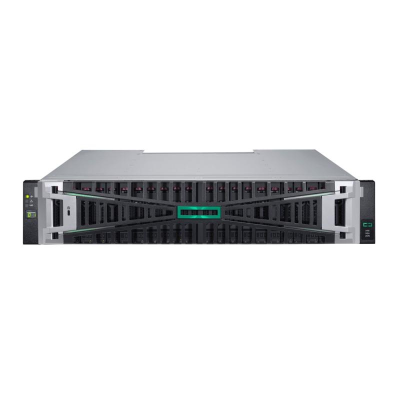 HPE MSA 2070 SFF 2x10/25GbE iSCSI 4-port Cntrl 12x1.92TB SSD 4x10Gb iSCSI XCVR 23TB Storage Array - Img 2