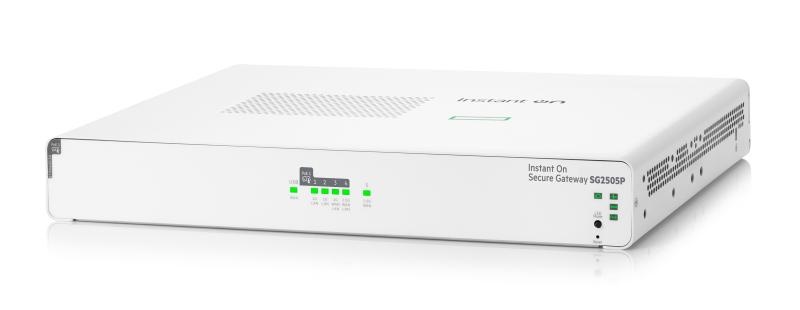 HPE Networking Instant On Secure Gateway 5-port SmartRate 2.5G PoE+ 64W SG2505P - Img 2