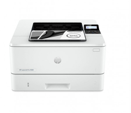 Imprimanta Laser Mono HP LaserJet PRO 4002DN; A4, duplex, viteza printare 40ppm Rezolutie printare:1200x1200dpi, memorie 256MB, max, procesor 1.2 GHz, fpo 6.1 sec, limbaje HP PCL 6, HP PCL 5e, HP postscript level 3 emulation, PDF, URF, PWG Raster ,