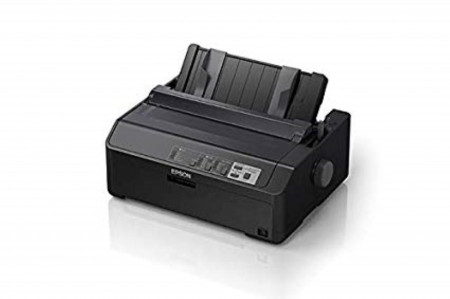 Imprimanta matriceala mono Epson LQ-590II, dimensiune A4, numar ace: 24, viteza 10cpi, memorie 128KB, interfata: Bidirectional parallel, USB 2.0, consumabile: C13S015337, optional: suport role hartie C12C811141.