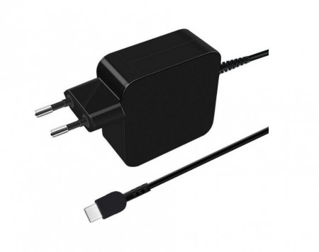 Incarcator alimentator CoreParts pentru laptop Asus, adaptor priza EU si UK, 65W, USB-C