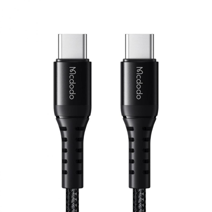 Incarcator Cablu Type-C la Type-C MCDODO CA-5641, 60W, 2 porturi, Negru - Img 2