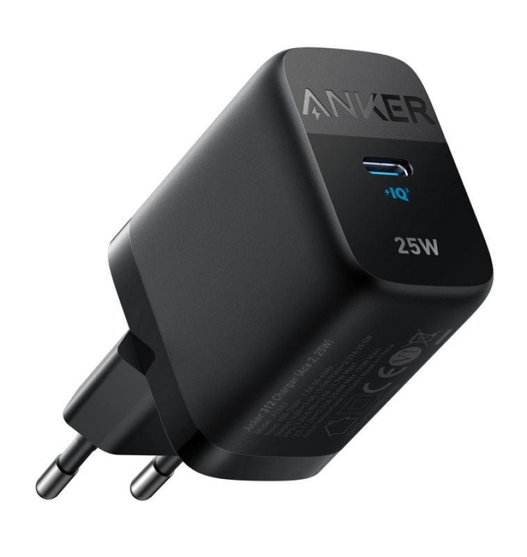 Incarcator retea Anker „312" 25W, PowerIQ, 1 x USB Type-C, negru - Img 2