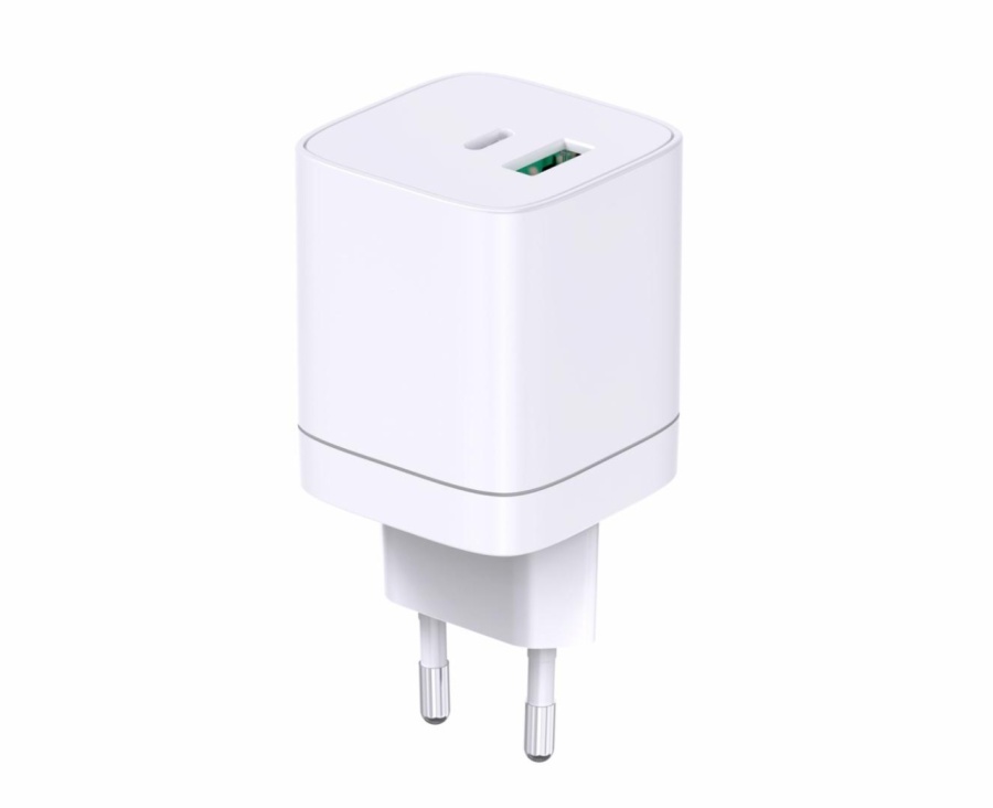 INCARCATOR SERIOUX 45W USB-C &amp; USB-A de perete, USB-C: 5V/3A, 9V/3A, 12V/3A, 15V/3A, 20V/2,25A (45W) PPS: 3,3-11V/4,05A (45W), USB-A: 5V/3A, 9V/2A, 12V/1,5A (18W) USB-C+USB-A: 30W+12W=42W max. - Img 2