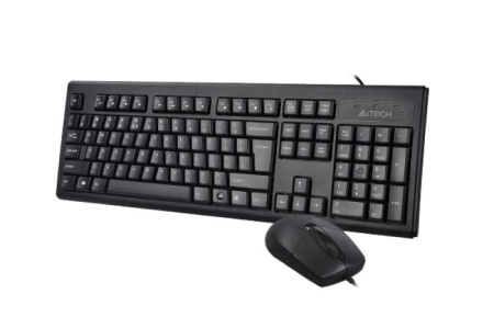 Kit tastatura + mouse A4tech KRS-8372, cu fir, negru - Img 5