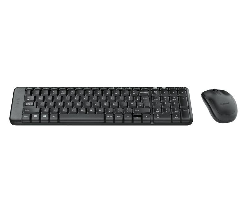 Kit tastatura + mouse Logitech MK220, tastatura fara fir standard, mouse optic, negru - Img 3