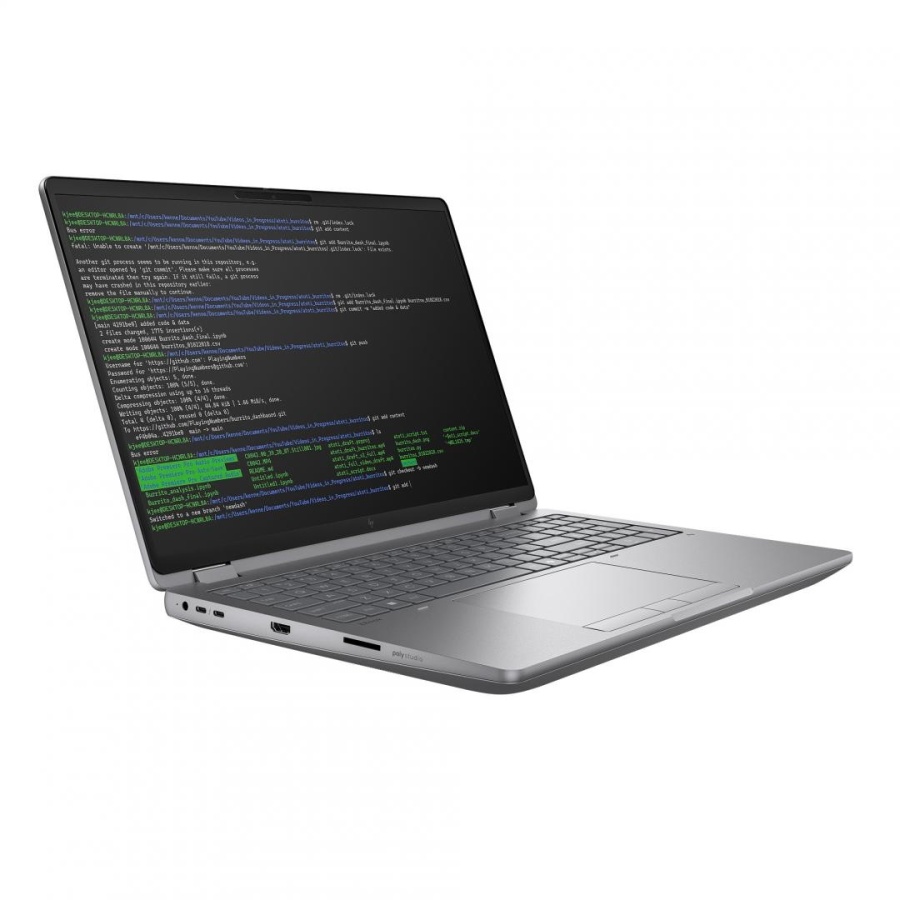 Laptop HP Zbook 16 Fury G1i cu procesor Intel Core Ultra 7-255HX 20 Core (2.4 GHz, up to 5.2GHz, 30MB), 16 inch WQUXGA, 32GB DDR5, SSD 1TB PCIe-4x4 2280 NVMe, NVIDIA RTX PRO 3000 Blackwell 105W+ 12 GB, Windows 11 Pro 64bit, Dark Ash, 1yw - Img 2