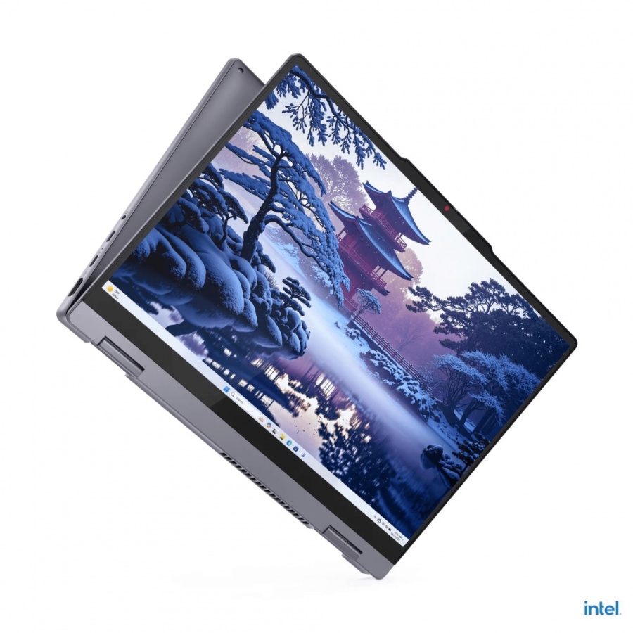 Laptop Lenovo IdeaPad 5 2-in-1 14IAL10, 14" WUXGA (1920x1200) IPS 300nits Glossy, 45% NTSC, 60Hz, TÜV Low Blue Light, Glass, Touch, Intel® Core Ultra 5 225U, 12C (2P + 8E + 2LPE) / 14T, Max Turbo up to 4.8GHz, 12MB, video Integrated Intel® Graphics, RAM - Img 4