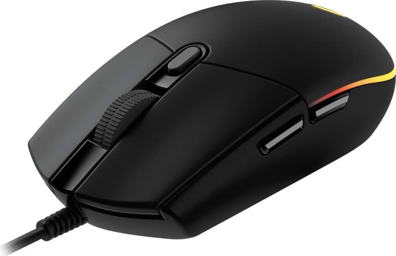 Logitech mouse cu fir G102 RGB, 6 butoane, 8000 dpi, senzor optic, USB, negru - Img 5