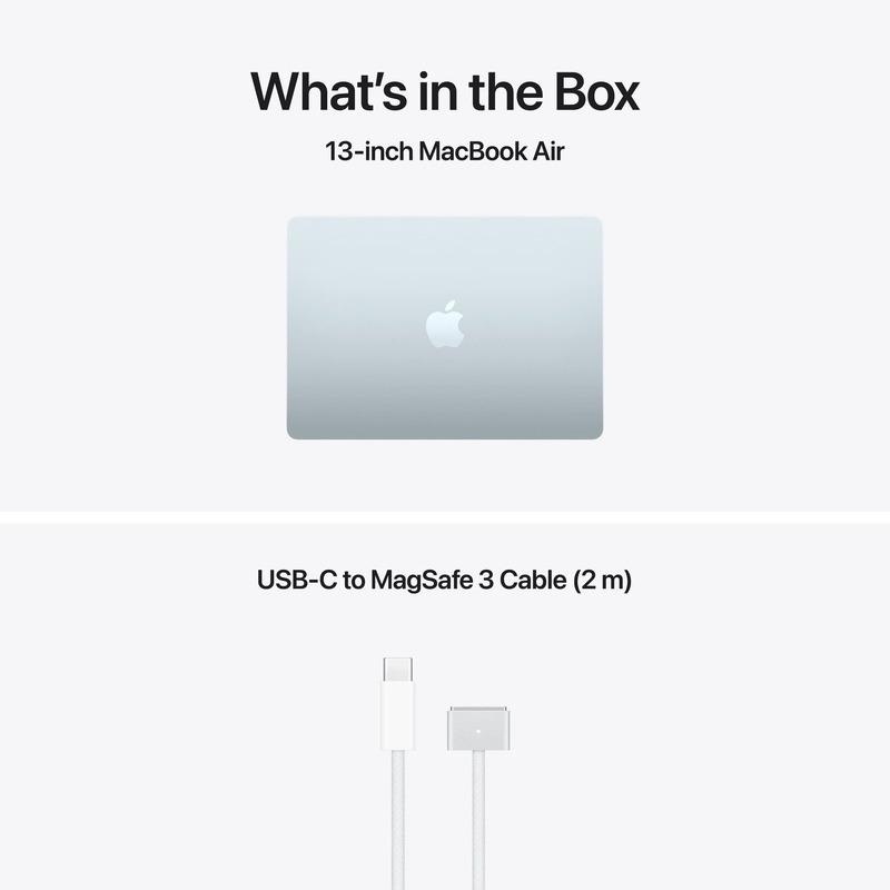 MacBook Air 13.6" Retina/Apple M5 (CPU 10-core, GPU 10-core, NeuralEngine16-core)/16GB/512GB - Sky Blue - US English KB (No Adapter) - 2026 (CTO from MDHH4RO/A) - Img 3