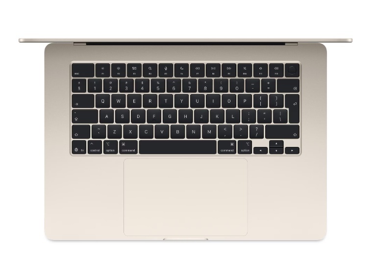 MacBook Air 15.3" Retina/Apple M4 (CPU 10-core, GPU 10-core, Neural Engine16-core)/16GB/256GB - Starlight - INT KB (2025) - Img 3